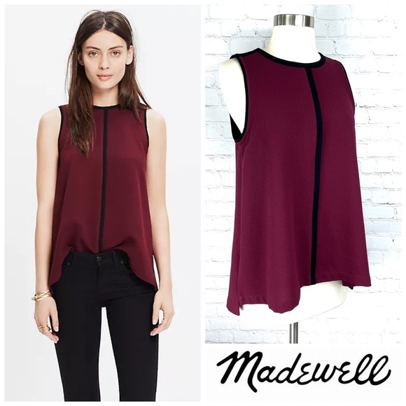 Madewell Tops - 🏷️•|•MADEWELL•| Crepe Canal Tank Top